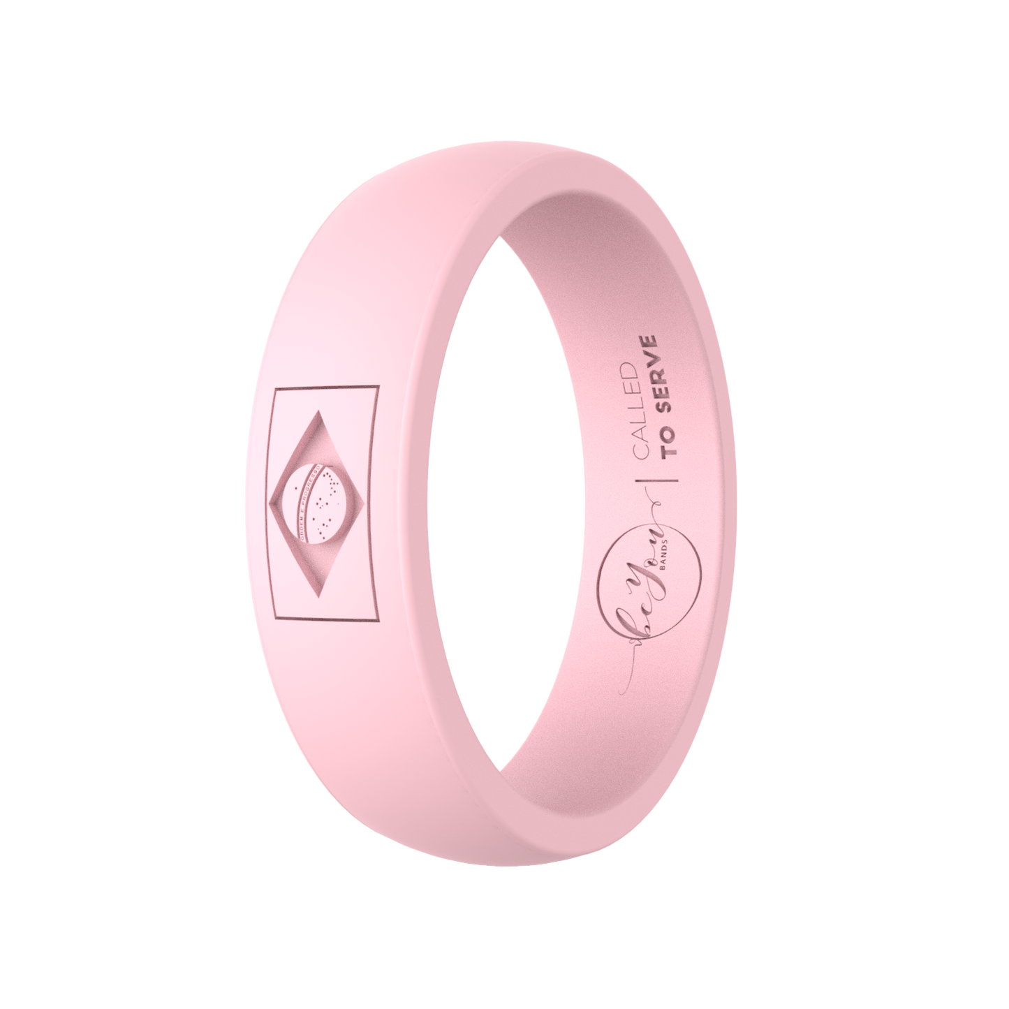 Women's Brazil Flag - Blush