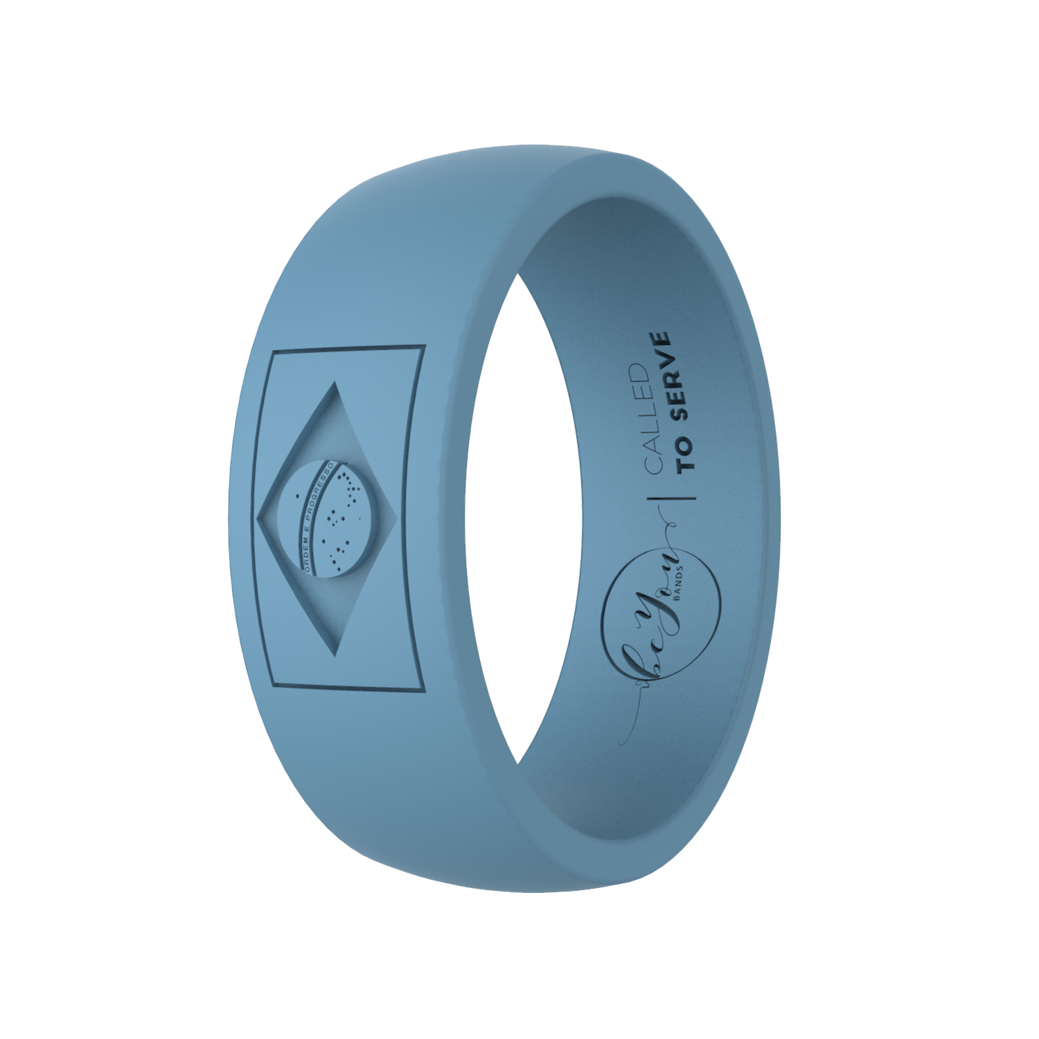 Men's Brazil Flag - Seaside Blue – The CTR Ring