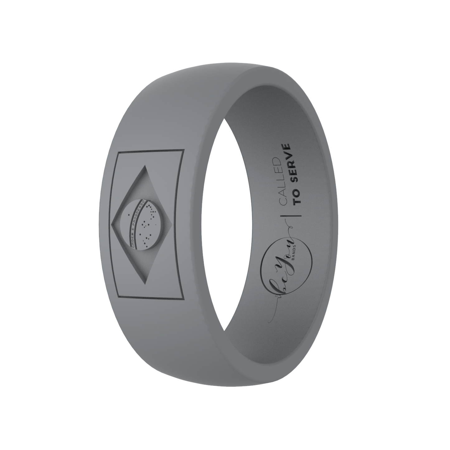 Men's Brazil Flag - Slate Gray