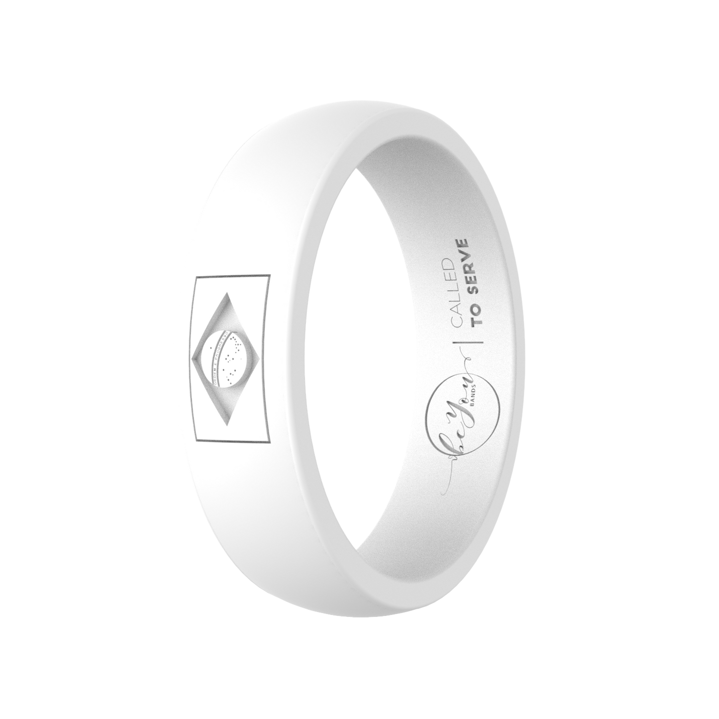 Women's Brazil Flag - Cool Grey