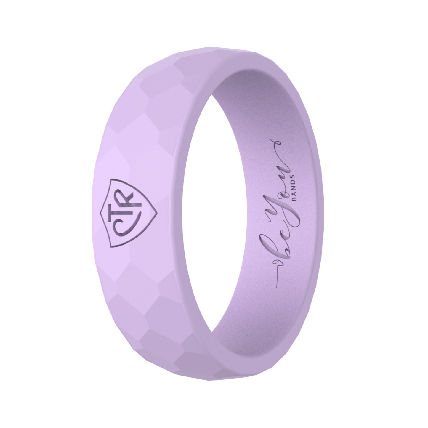 Women's lavender CTR silicone ring for LDS Young Women and sisters
